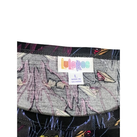 LuLaRoe Disney Women's Black Crow Birds Top - Picture 4 of 7